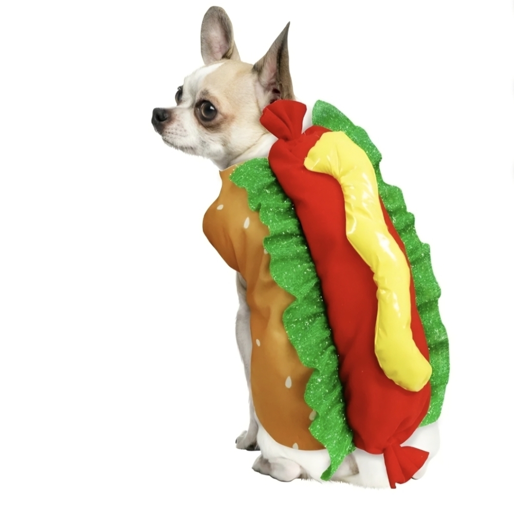 Hot Dog Pet Halloween Costume Size Medium New Without Tags
